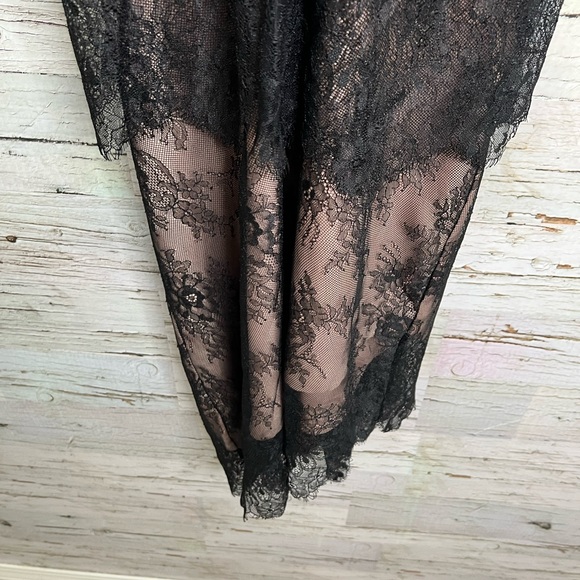 Stylestalker black lace midi dress size large - Picture 2 of 9